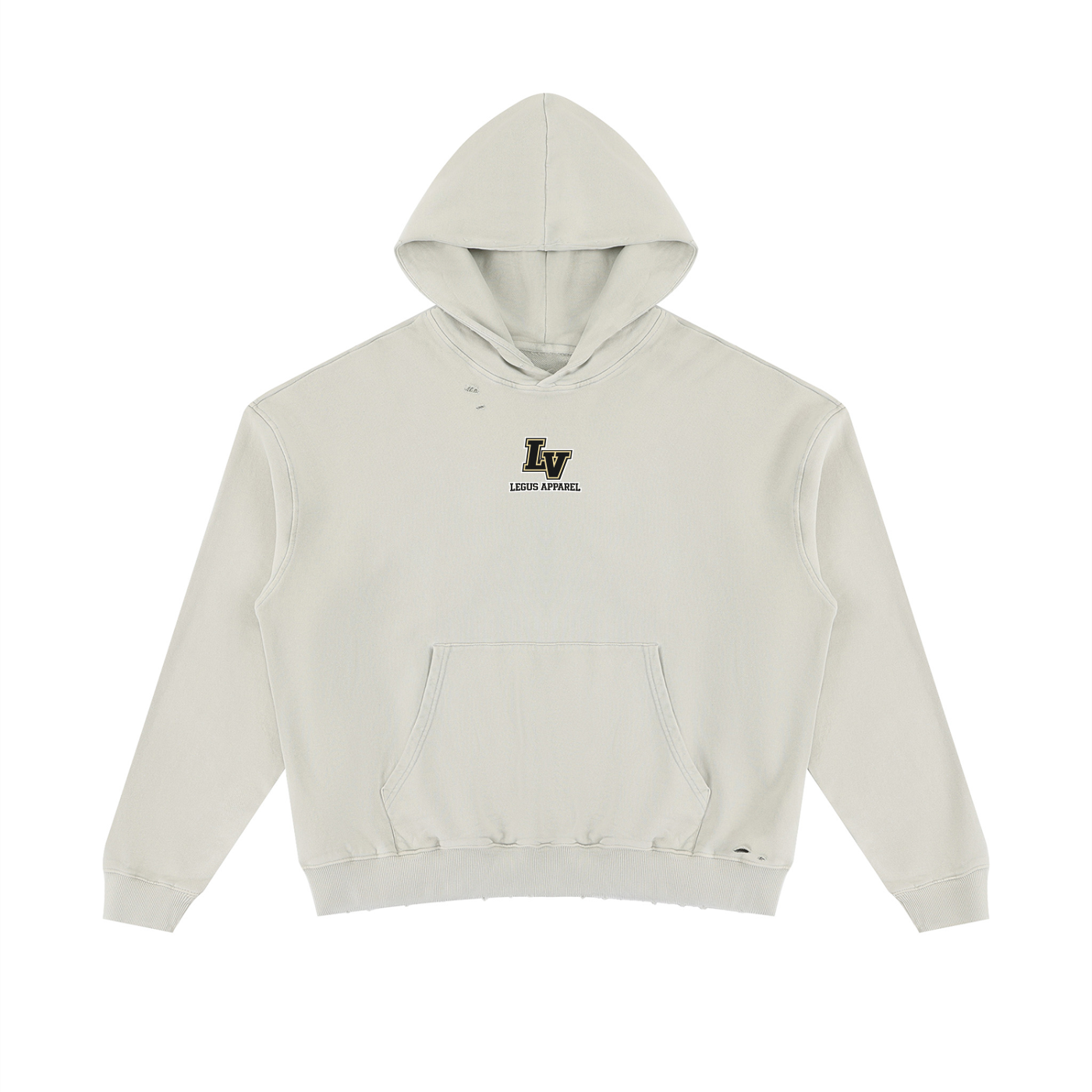 Unisex Mineral Wash Distressed Hoodie