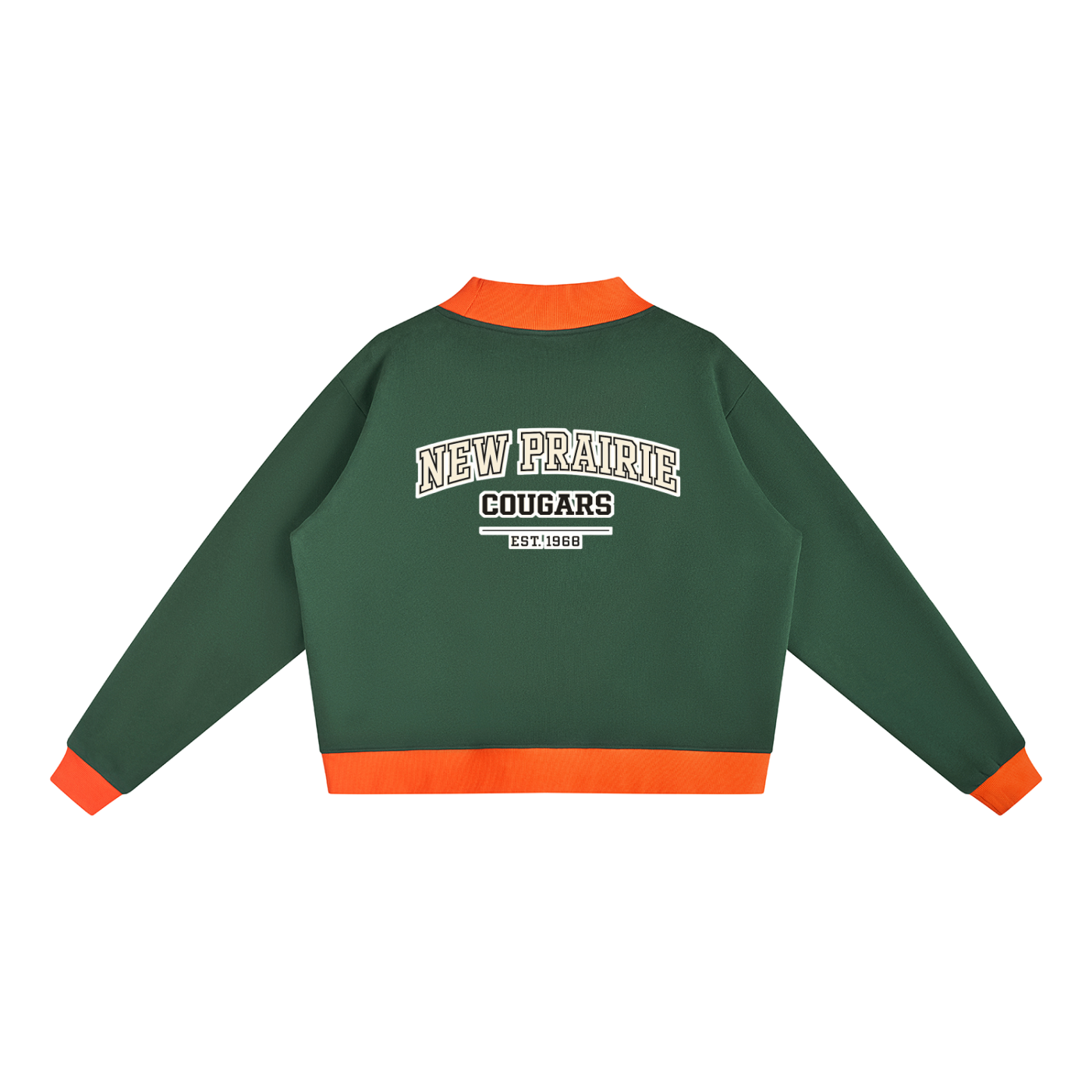 Women’s Mock Neck Crewneck Sweatshirt